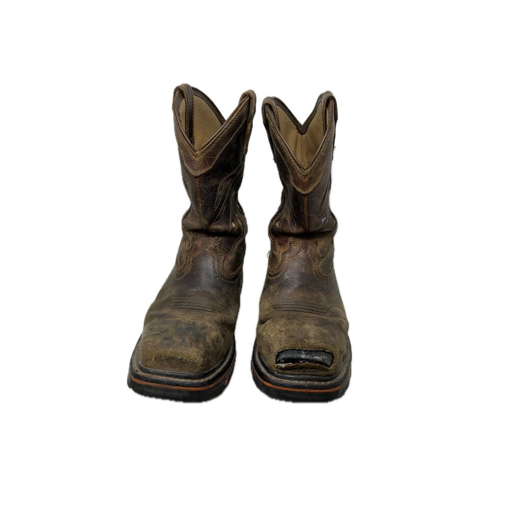 Cody James 11" Flag Wstrn Wrk Boots Nano Comp Toe Mens 11.5D